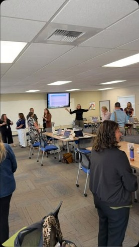 Instagram post: We are collaborators! District leaders living out our values. #wearecampbellusd ...