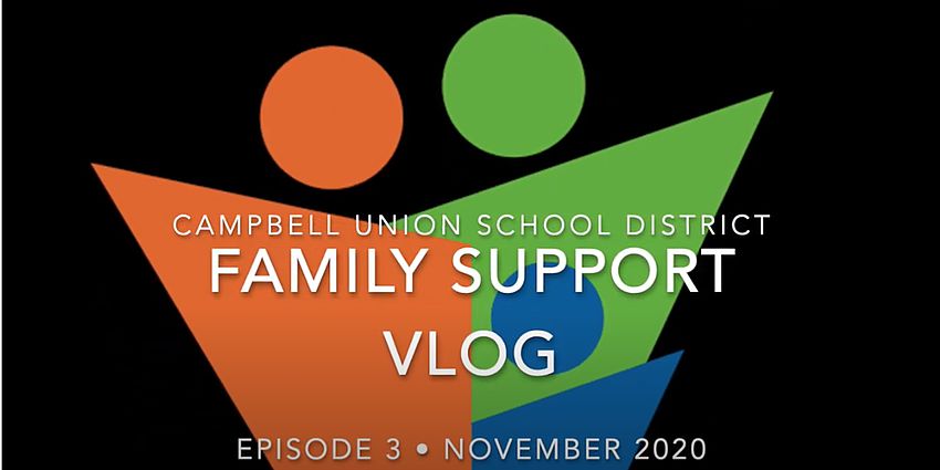 colorful title page for the parent video