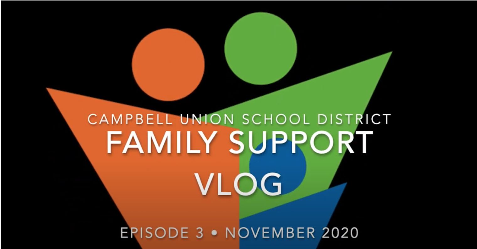 colorful title page for the parent video